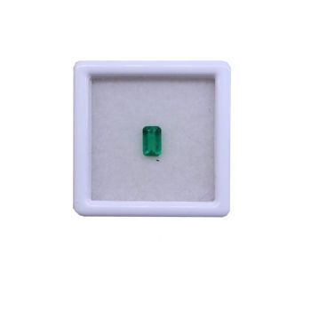 Esmeralda retangular 0.40cts