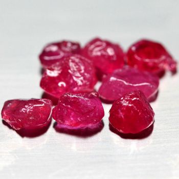 27.40ct. Rubis Vermelho Rosado Natural Bruto Para Lapidação