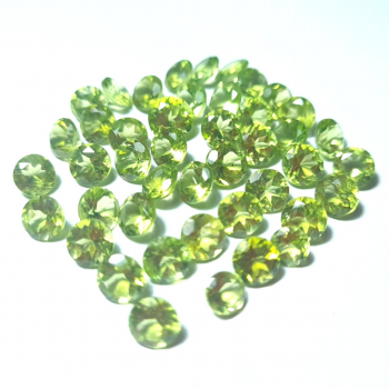 Peridotos 47,30 Cts - Formato Oval Facetado - 45 Unidades