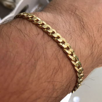 Pulseira Ouro 18k Masculina 