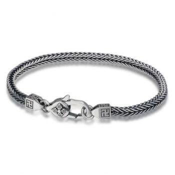 Pulseira em prata 925 4mm 21cm 