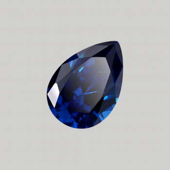 Safira azul gota 0.23 cts