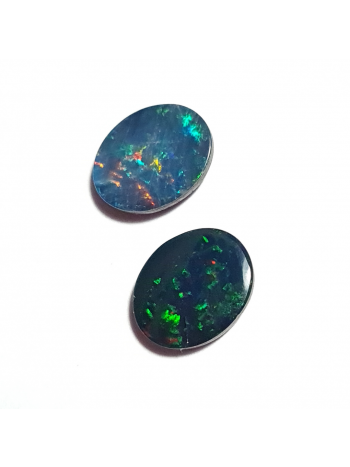 Opalas sólidas calibradas forma Oval 4,16 cts