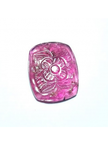 Rubi Natural 10,3 Cts - Formato Retangular - 17x14mm