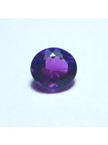 Ametista 6,55 Cts - Formato Oval Facetado - 12x11x8mm