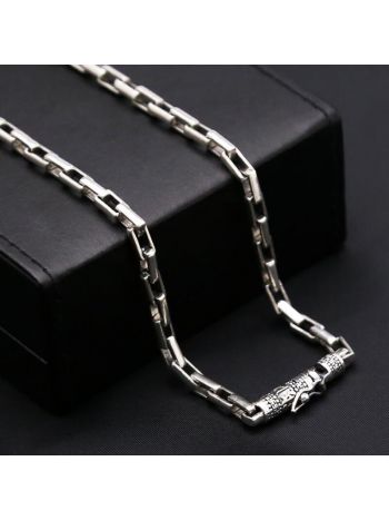 Colar masculino em prata 925 5mm 70cm 