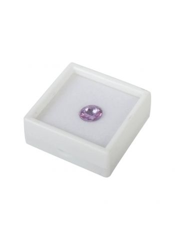 Lote Caixa organizadora pedras joias acrílico 4x4cm branco 100pcs