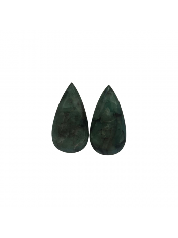 Esmeraldas cabochão 36,73cts