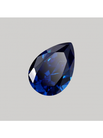 Safira azul gota 0.23 cts