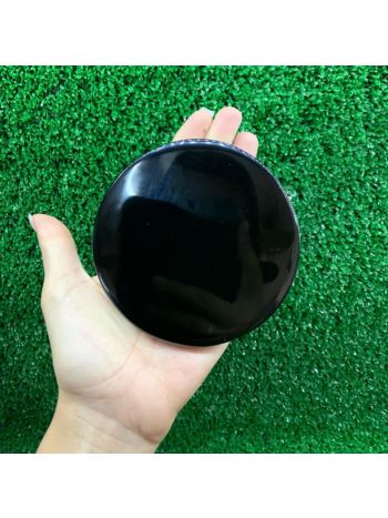 Espelho Obsidiana Negra redonda 12cm