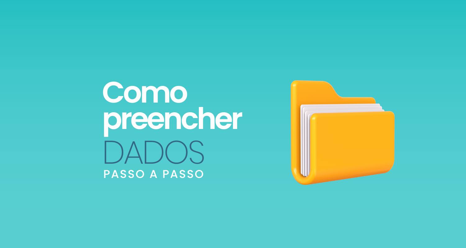 Preencher dados de usuário e loja