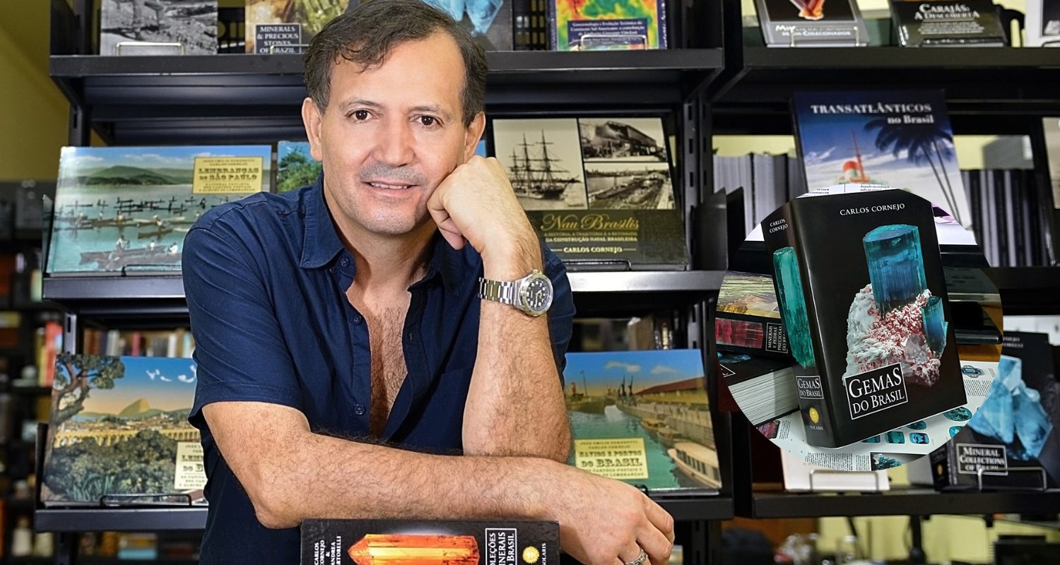 CARLOS CORNEJO LANÇA SEU NOVO LIVRO “GEMAS DO BRASIL”