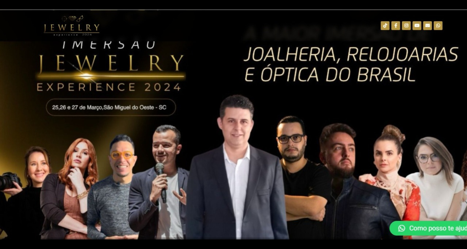 JEWELRY EXPERIENCE 2024:A maior imersão do ramo da joalheria, relojoaria e óptica do brasil