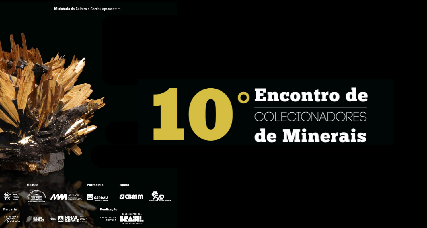 ENCONTRO DE COLECIONADORES DE MINERAIS COMEMORA 10 ANOS DE EDIÇÃO