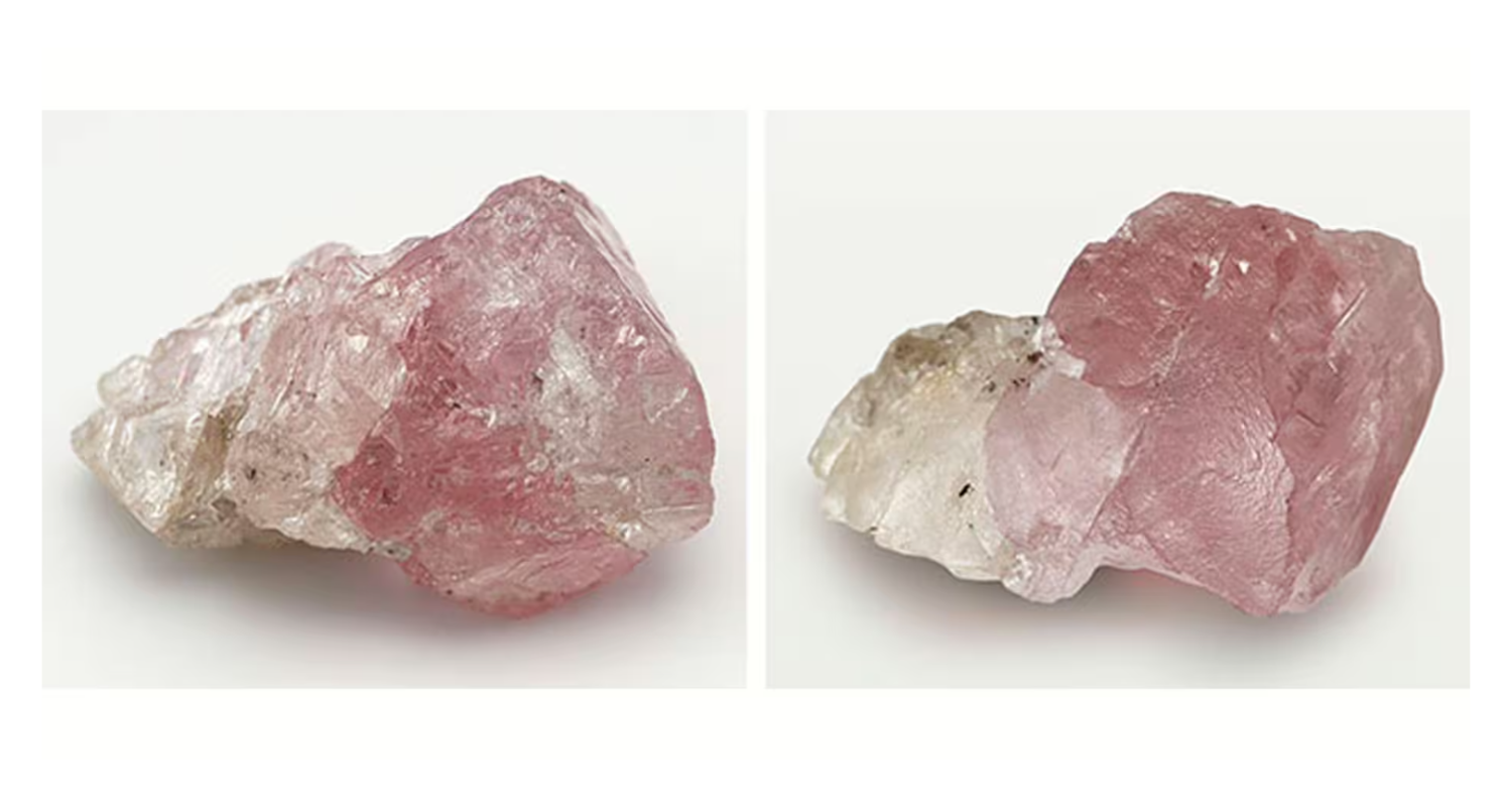 GIA EXAMINA RARO DIAMANTE ROSA BICOLOR