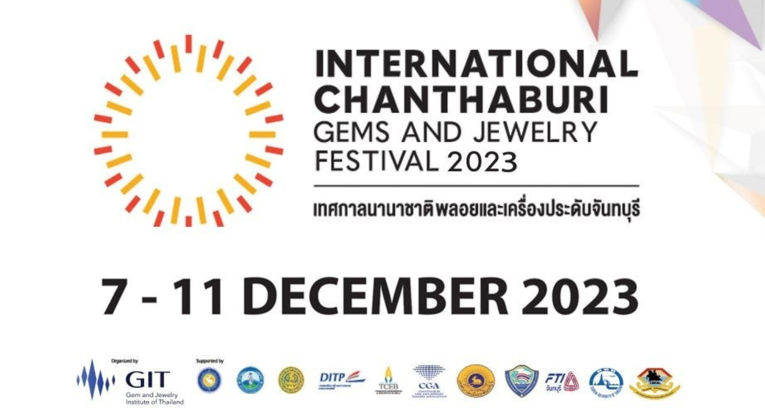 FESTIVAL INTERNACIONAL DE GEMAS E JOIAS DE CHANTHABURI NA TAILÂNDIA 2023