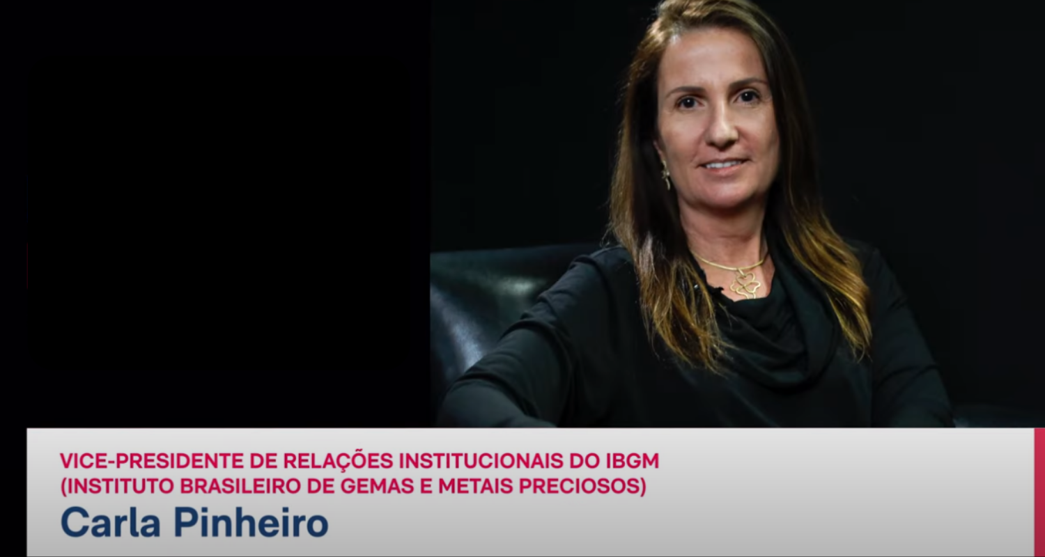 CARLA PINHEIRO, VICE-PRESIDENTE DO IBGM, FALA SOBRE A PRODUÇÃO DE JOIAS E OURO NO BRASIL 