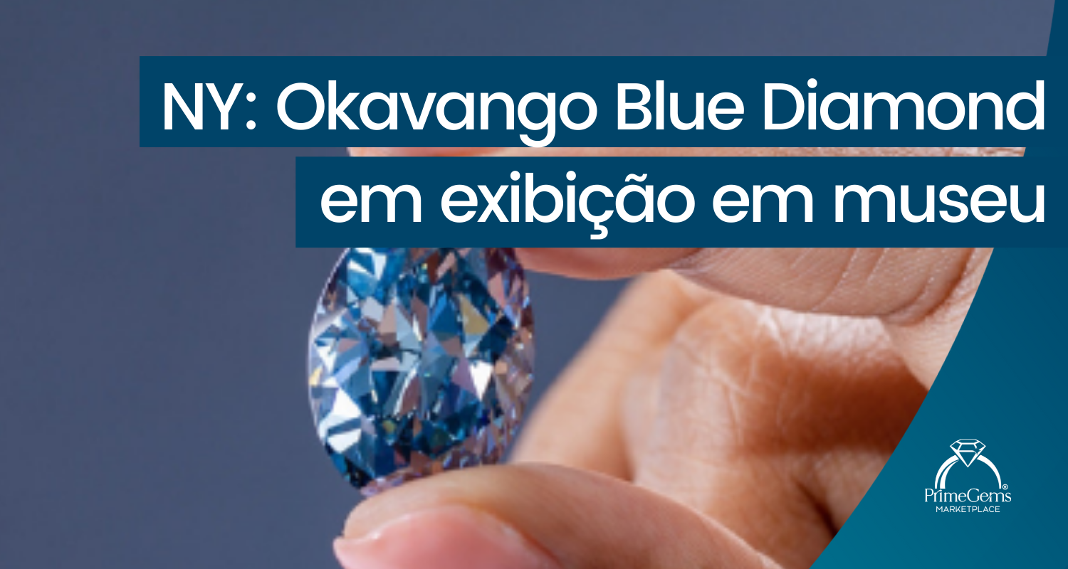 NY: OKAVANGO BLUE DIAMOND EM EXIBIÇÃO NO MUSEU DE HISTÓRIA NATURAL