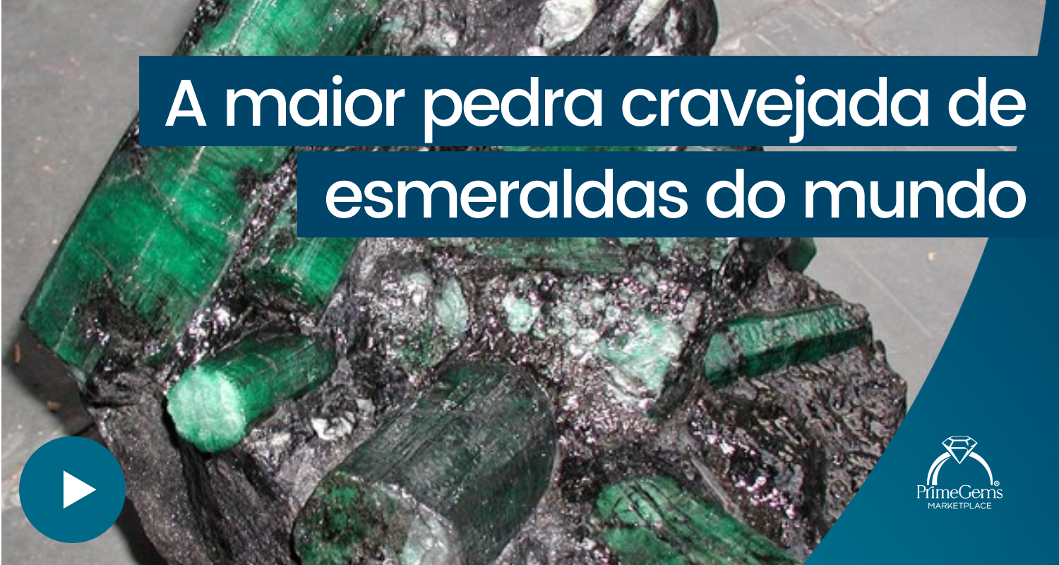 VÍDEO: A MAIOR PEDRA CRAVEJADA DE ESMERALDAS DO MUNDO